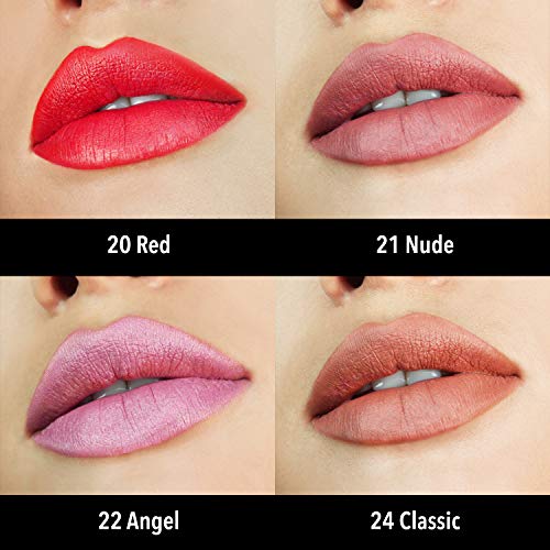 Jorge de la Garza Makeup Lip Velvet Barra de Labios Jumbo Waterproof Marrón Natural (24 Classic)