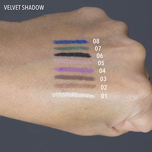Jorge de la garza Makeup Velvet Shadow Sombra de ojos en barra waterproof (Marrón Mate) 03 Brown (G30/03)