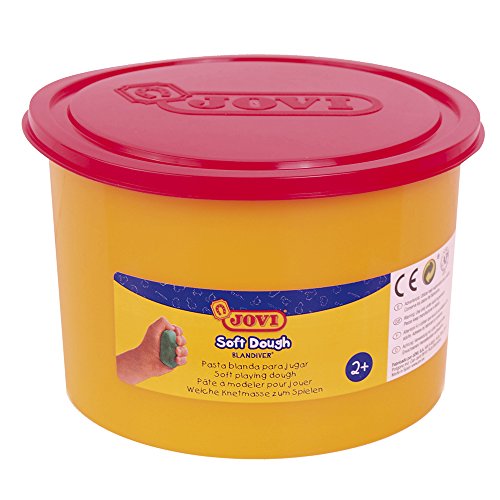Jovi Soft Dough Blandiver, Bote de 460 g, Color Rojo (46003)