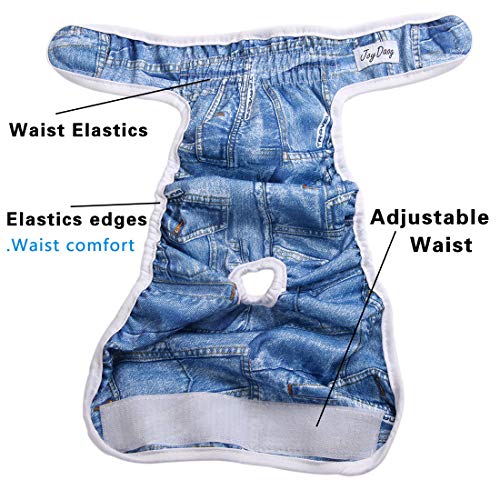 JoyDaog - Pañales para perro pequeño para hembras reutilizable, de primer calidad cachorros