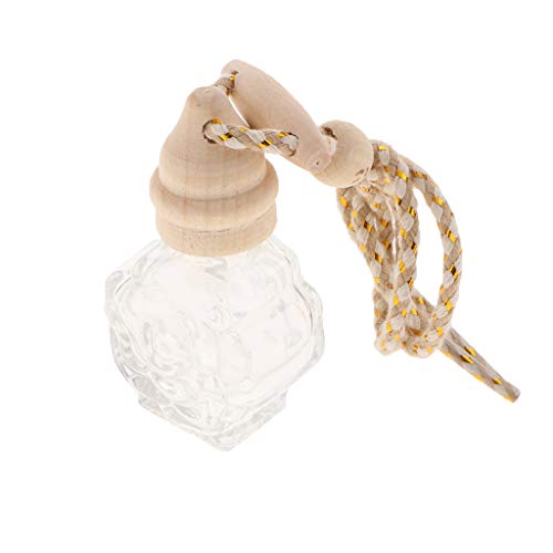 joyMerit Coche Decoración Interior Perfume Cuadrado Aire Acondicionado Caso Fragancia Spray Gadget - mi