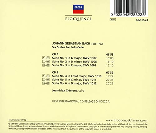 J.S. Bach: Cello Suites (2CD)