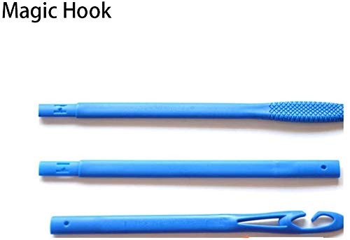 Juego de 40 rulos para el pelo de rizos mágicos, para rizos en espiral, para mujer, sin calor, para largos rizos naturales