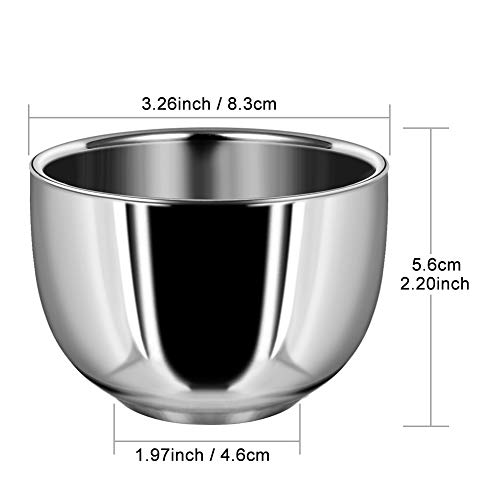 Juego de afeitado GRUTTI, maquinilla de afeitar de cromo de lujo y soporte de cepillo con juego de afeitado de bowl de jabón