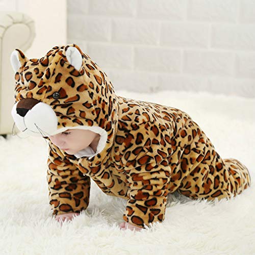 Jumpsuit Bebé Unisexo Ropa Una Pieza Pijamas Animal Caricatura Trajes Bebé Recién Nacido Franela Mameluco Invierno