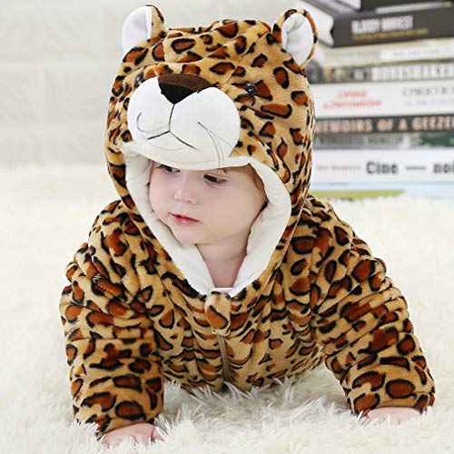 Jumpsuit Bebé Unisexo Ropa Una Pieza Pijamas Animal Caricatura Trajes Bebé Recién Nacido Franela Mameluco Invierno