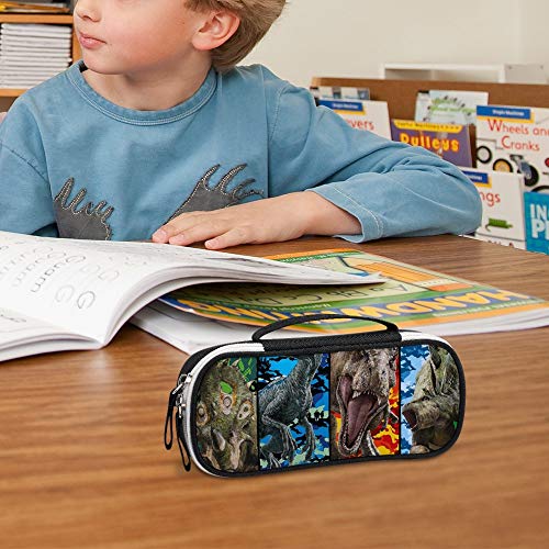 Jurassic World Estuche para lápices para niños Estuche para lápices Estuche para lápices para escuela primaria