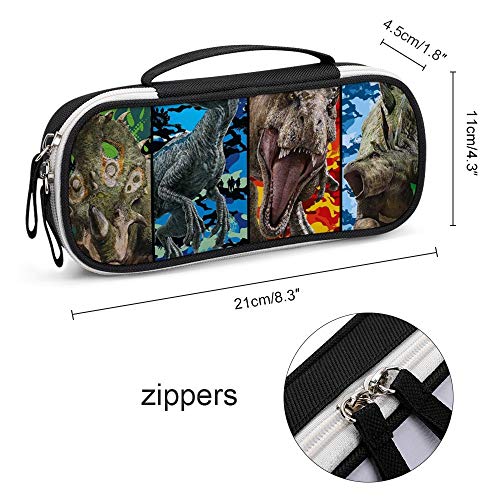 Jurassic World Estuche para lápices para niños Estuche para lápices Estuche para lápices para escuela primaria