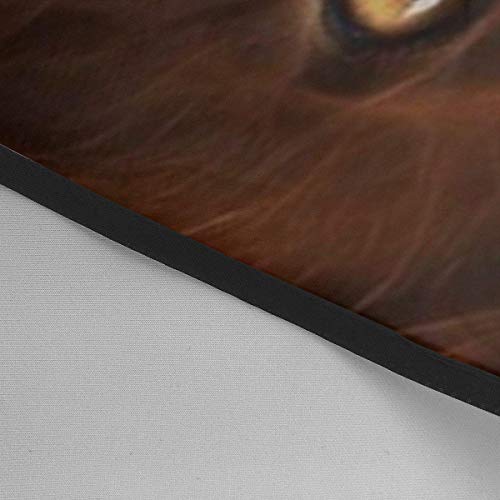 Just Relax Shop - Capa de corte de pelo romántico con cara de león para privacidad, ligero, para peluquería, para hombres y mujeres, 55 x 66 pulgadas