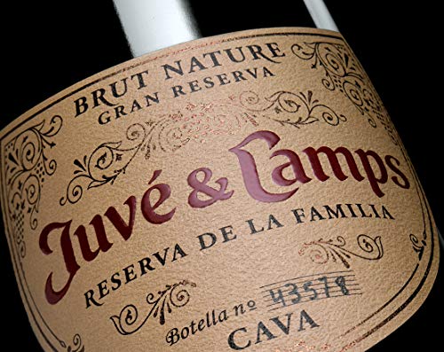 Juvé & Camps | Cava Reserva de la Familia Gran Reserva Brut Nature | Caja de madera 2 botellas de 75 cl | Macabeu, Xarel·lo, Parellada