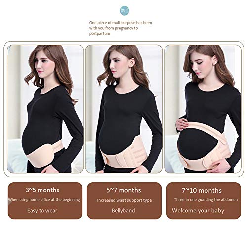 JXH Cinturón de maternidad Embarazo correa de soporte Bump Banda Soporte Abdominal vientre de la correa Volver Bump Brace Correa, con ajustable/material transpirable, Abdomen Analgésico,Xl