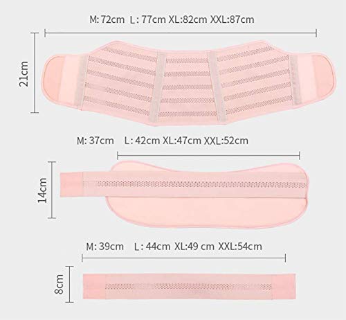 JXH Cinturón de maternidad Embarazo correa de soporte Bump Banda Soporte Abdominal vientre de la correa Volver Bump Brace Correa, con ajustable/material transpirable, Abdomen Analgésico,Xl