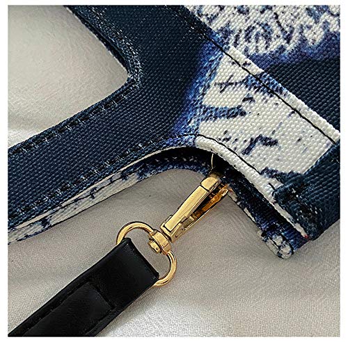 JYH Bolsos Bordados para Mujer, Bolsos de Hombro Retro Casuales, Bolsos de Mensajero de Billetera, Bolsos de cosméticos para teléfonos móviles de Moda Retro