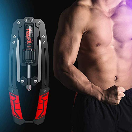 JZH Power Twister Barra Musculación Extensor Entrenamiento Pecho Y Brazos A Casa O Gimnasio - Barra Flexible para Fortalecer, Tonificar Músculos Pectorales Y Definir Brazos