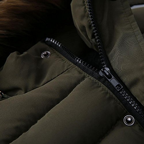 K-youth® Ropa Niño Invierno Sudadera con Capucha Abrigo De Algodón Engrosamiento Chaqueta (Verde, 4 años)