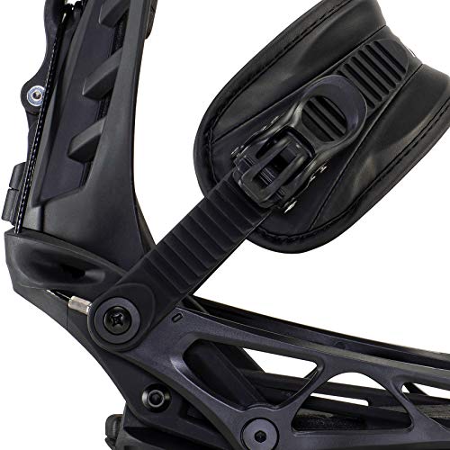 K2 Cinch TC Fijación para Snowboard, Mujer, Negro, M (EU: 36.5-40.5 / UK: 4-7 / Mondo: 23-26)