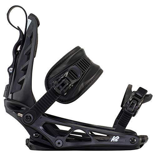 K2 Cinch TC Fijación para Snowboard, Mujer, Negro, M (EU: 36.5-40.5 / UK: 4-7 / Mondo: 23-26)