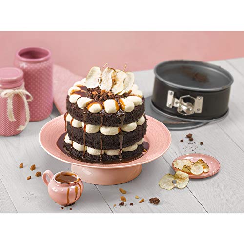 Kaiser Inspiration Mini Springform, 1/2 porción de receta, Revestimiento Antiadherente, Negro, Ø 18 cm