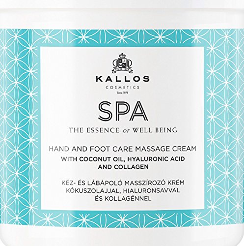 KALLOS SPA Hands and feet massage cream with coconut oil 500ml
