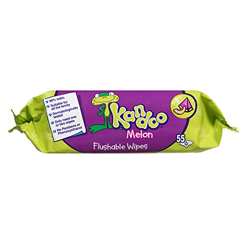 KANDOO Pack de 55 Lingettes Melon Nouvelle Formule
