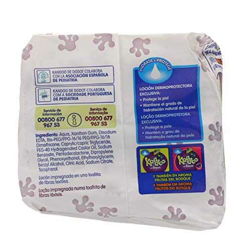 KANDOO toallitas wc sensitive envase 100 uds