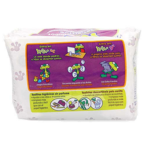 KANDOO toallitas wc sensitive envase 100 uds
