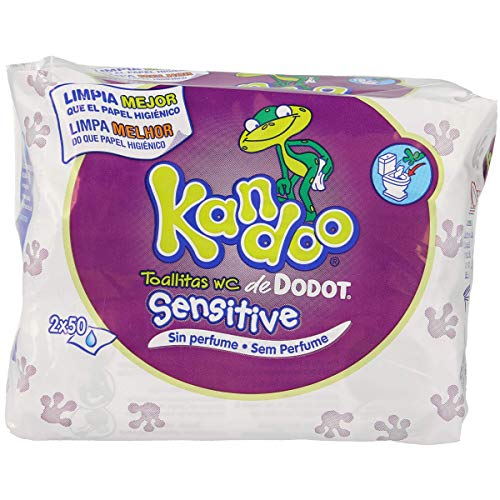 KANDOO toallitas wc sensitive envase 100 uds