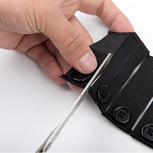 kangyh Pantalón elástico Extensor de Cintura, Paquete de 5 - Extensores Ajustables de Botones de pantalón Ajustable de Comfy