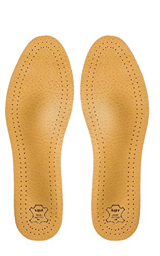 Kaps Plantillas de cuero ortopédico para el dolor en el antepié de Metatarsalgia, inserciones ortopédicas de calzado de longitud completa para hombres y mujeres, Master, todos los tamaños (42 EUR)