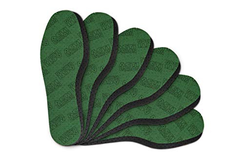 Kaps Plantillas Zapatos Carbón Activado, Paquete de 6 Pares de Plantillas para Mujeres y Hombres, Plantillas de Zapatos Unisex con Tecnología de Absorción de Olores, (38 EUR)
