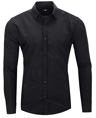 Kayhan Hombre Camisa, TwoFace als Uni Classic Black M