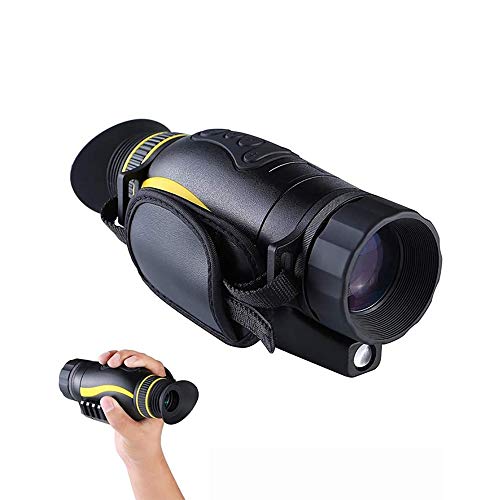 KDKDA Monocular de visión Nocturna, 4x35 visión Nocturna Digital de Alta definición con Scopes Recargable/Tomar Foto grabación de vídeo/for Naturaleza/Seguridad/Caza/Senderismo