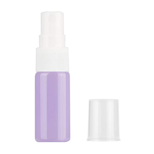 KEECARLY 5pcs Botella de Spray Botellas Reutilizables Mini Recargables Pequeño vacíos de Botellas de Perfume de Cristal del Aceite Esencial de Viajes envase cosmético (10 ml) (Color : Random Color)