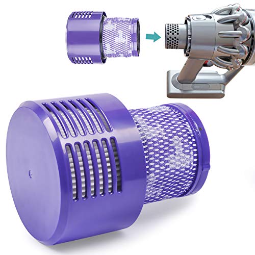 KEEPOW - Filtro lavable de repuesto para aspiradora Dyson V10 Animal, V10 Absolute, V10 Cyclone Series, V10 Total Clean, SV12 en comparación con la parte # 969082-01