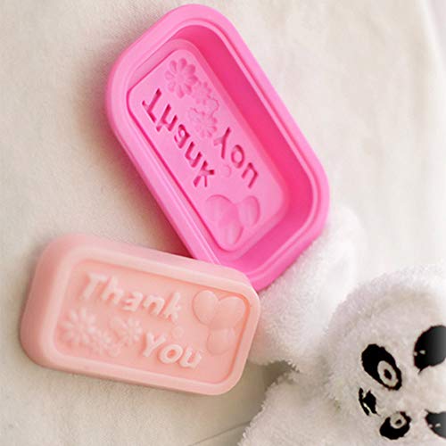 Keleily Moldes de Silicona para Jabones 9 Unids Moldes de Jabón Hechos a Mano Molde para Magdalenas Moldes para Muffins, Cuadrado Redondo Oval Rectángulo en Forma, Rojo, Púrpura