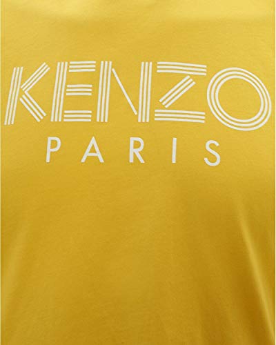 Kenzo - Camiseta para hombre con logotipo clásico Amarillo Limón. XL
