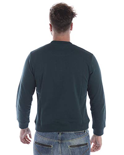 Kenzo - Sudadera Hombre 4XA5SW001 Sudadera Verde Tigre Sudadera CLÁSICA S