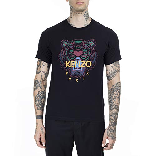 Kenzo Tiger Head Camiseta L Negro
