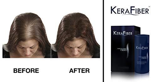 KeraFiber Hair Building Fibers - productos para engrosar el cabello (Unisex, Keratin, Cetrimonium Chloride, Silica, DMDM Hydantoin, Iron Oxides (CI 77489))