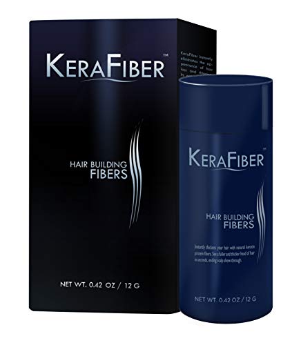 KeraFiber Hair Building Fibers - productos para engrosar el cabello (Unisex, Keratin, Cetrimonium Chloride, Silica, DMDM Hydantoin, Iron Oxides (CI 77489))