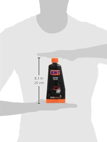 KH-7 | Crema para la Limpieza la Vitrocerámica | 3 Recipientes de 450 ml | Desincrusta y protege la vitrocerámica | No altera el cristal de la placa | Ideal también para INOX