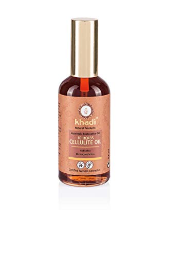 Khadi 1118-060 Aceite Corporal 10 Hierbas Anticelulitico, 100 ml