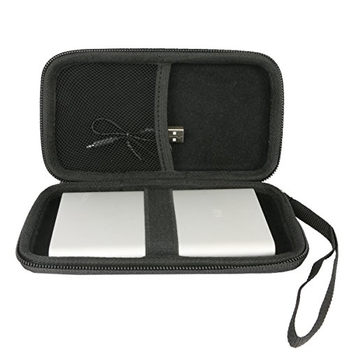 Khanka Duro Viaje Estuche Bolso Funda para Xiaomi 10000 mAh Power Bank 2 Cargador de batería portátil batería externa carcasa rígida de transporte bolsa de viaje cubierta