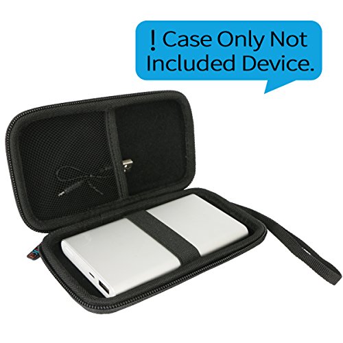 Khanka Duro Viaje Estuche Bolso Funda para Xiaomi 10000 mAh Power Bank 2 Cargador de batería portátil batería externa carcasa rígida de transporte bolsa de viaje cubierta