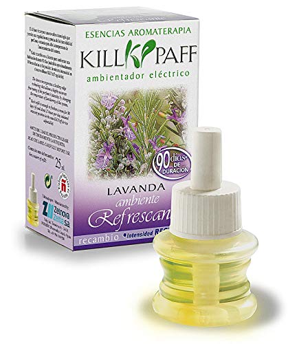 KILL PAFF ambientador eléctrico aroma lavanda recambio 1 ud