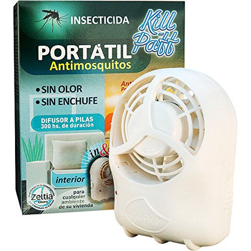 KILL-PAFF - Difusor Portátil A Pilas De Insecticida Antimosquitos