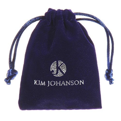 Kim Johanson Pareja Collares Forever with you para enamorados de acero inoxidable con tres anillas y grabado set incluye joyas y bolsa