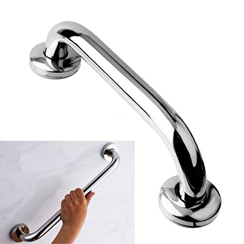 KING DO WAY Asa De Seguridad para Baño, Manija de la Ducha/del Baño del Acero Inoxidable, Barra larga Durable del Metal para la Bañera, Manija de la Ducha (25CM)
