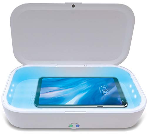 Kintty Caja de Desinfección UV Celular Caja De Esterilizador UV Multifunción Caja De Desinfección UV Para teléfonos móviles, cosméticos, herramientas de limpieza, relojes