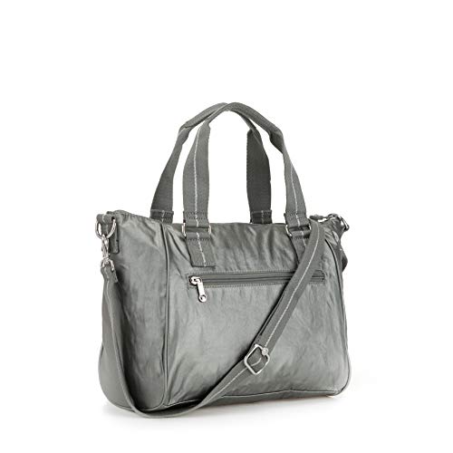 Kipling - Amiel, Bolsos maletín Mujer, Gris (Metallic Stony)
